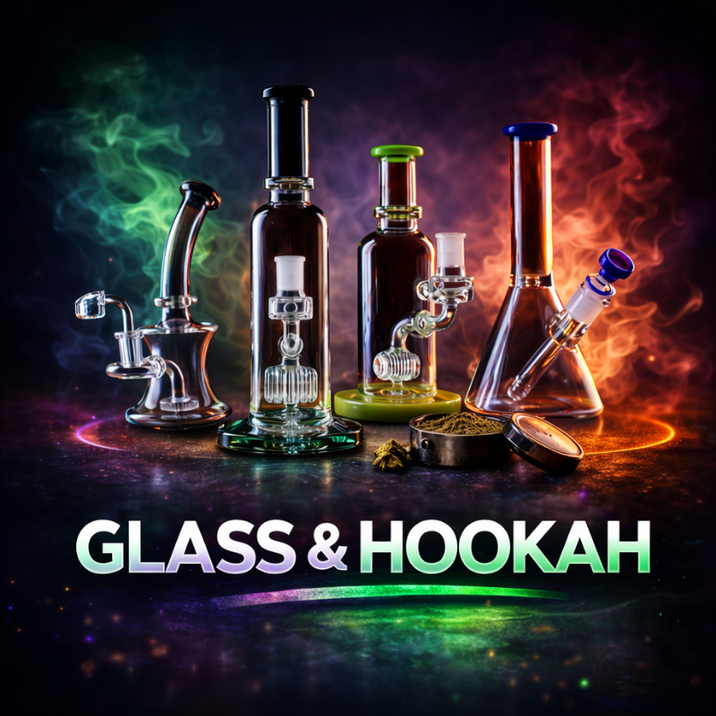 Glass and Hookah
