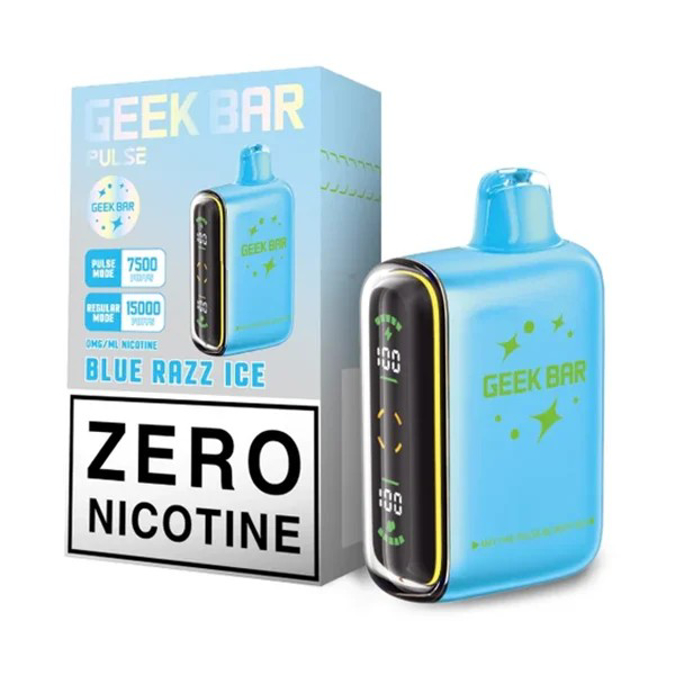 Picture of GEEK BAR 15K BLUE RAZZ ICE ZERO NIC