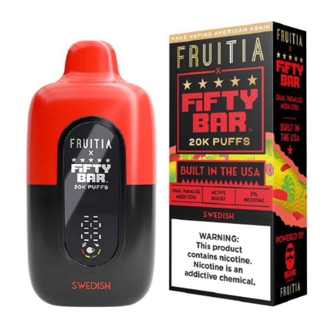 Picture of FIFTY BAR 20K FRUITIA - SWEDISH