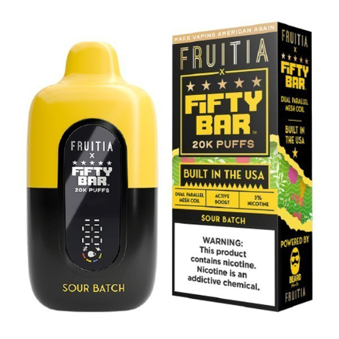 Picture of FIFTY BAR 20K FRUITIA - SOUR PUNCH
