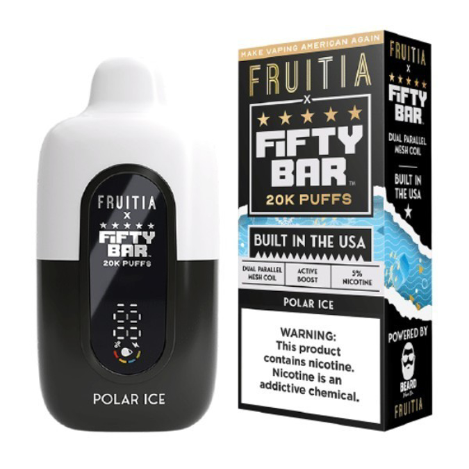 Picture of FIFTY BAR 20K FRUITIA - POLAR ICE
