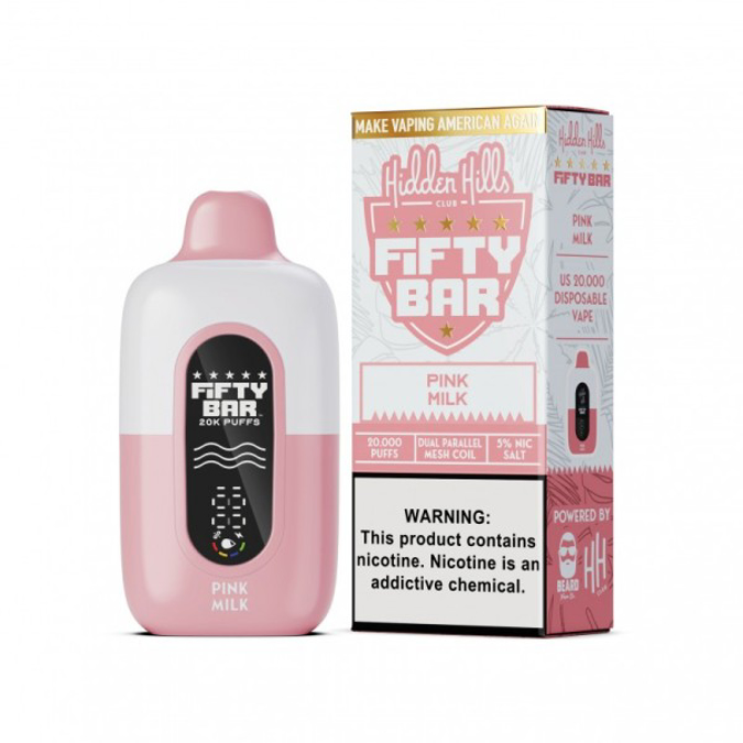 Picture of FIFTY BAR 20K PINK MILK