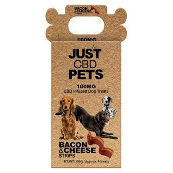 Picture of JUST CBD   DELTA PETS 100MG DOG TREATS BACON CHEESE