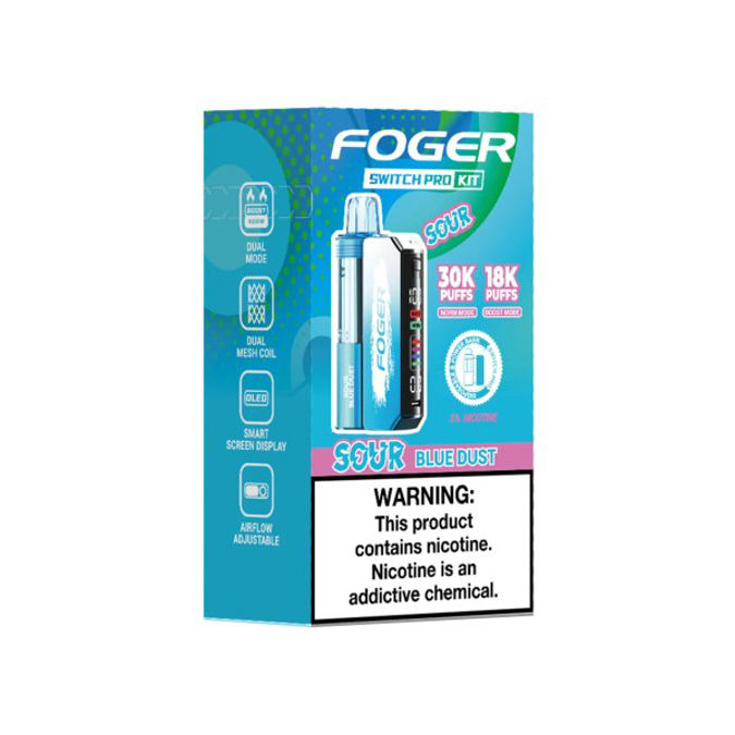 Picture of FOGER 30K SWITCH PRO KIT SOUR BLUE DUST