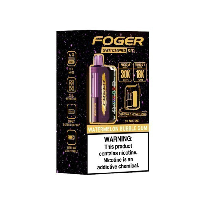Picture of FOGER 30K SWITCH PRO KIT WATERMELON BUBBLE GUM