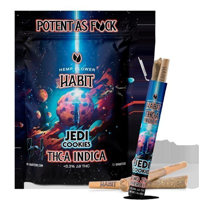 Picture of HABIT PRE ROLLS 0.75G 20CT JEDI COOKIES
