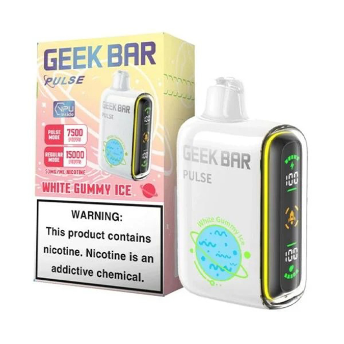 Picture of GEEK BAR 15K PULSE WHITE GUMMY ICE