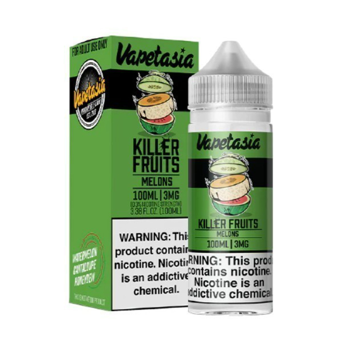 Picture of VAPETASIA 3MG 100ML - MELON