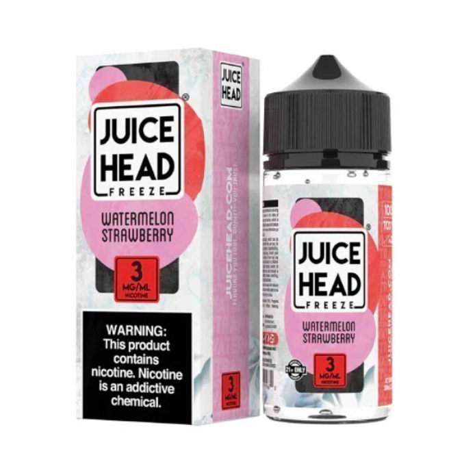 Picture of JUICE HEAD FREEZE 3MG 100ML - WATERMELON STRAWBERRY