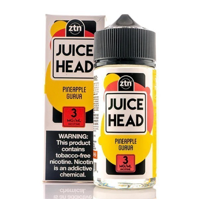 Picture of JUICE HEAD FREEZE 3MG 100ML - PINAPPLE GUAVA