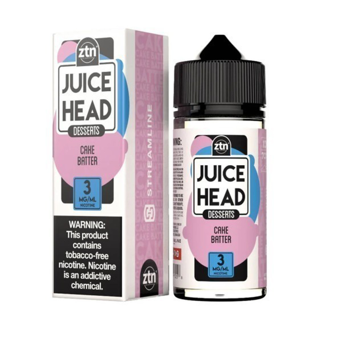 Picture of JUICE HEAD 3MG 100ML - CAKE BATTER