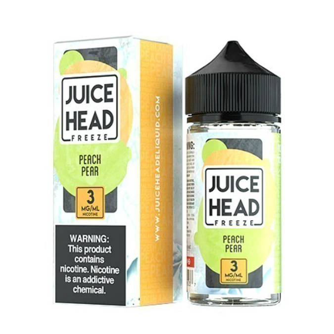 Picture of JUICE HEAD FREEZE 3MG 100ML - PEACH PEAR