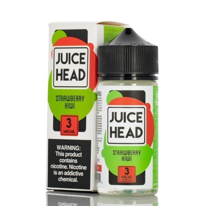 Picture of JUICE HEAD 3MG 100ML - STRAW KIWI