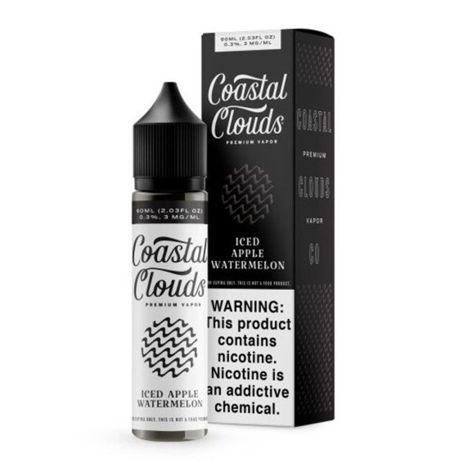 Picture of COASTAL CLOUDS ICED 3MG 60ML - APPLE WATERMELON