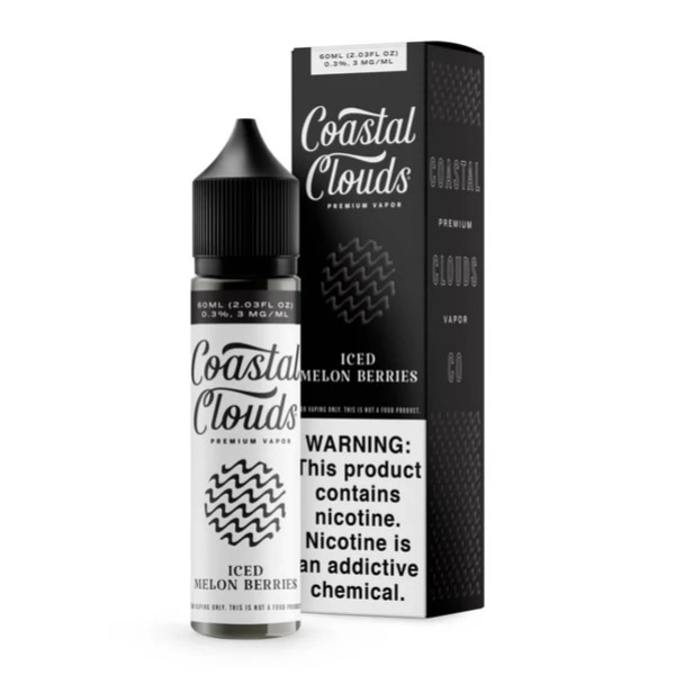 Picture of COASTAL CLOUDS E LIQUID 60ML ICED MELON BERRIES   3MG