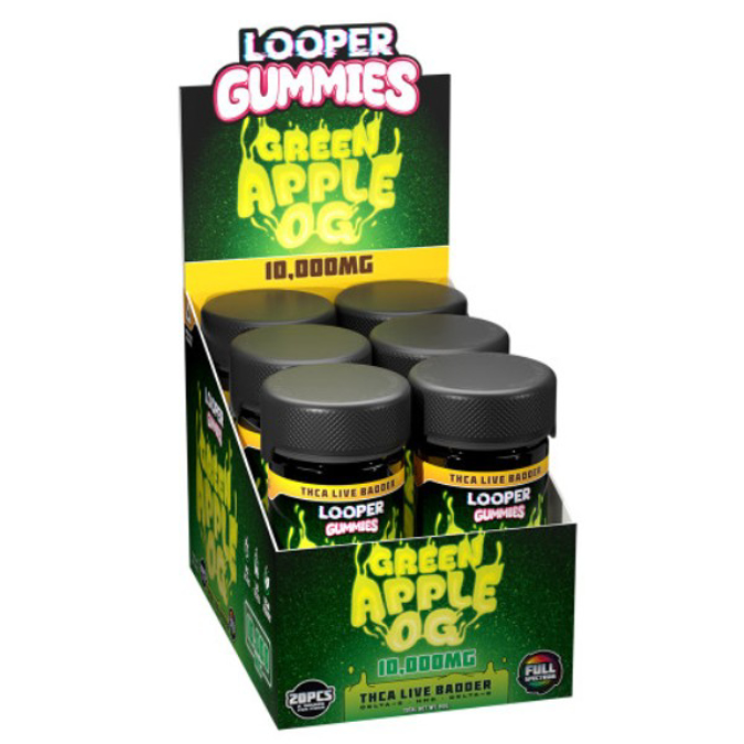 Picture of LOOPER GUMMIES 10000MG GREEN APPLE OG
