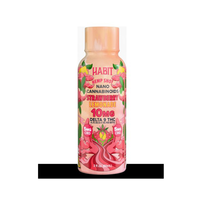 Picture of HABIT SHOT STRAWBERRY LEMONADE 10MG D9 60ML