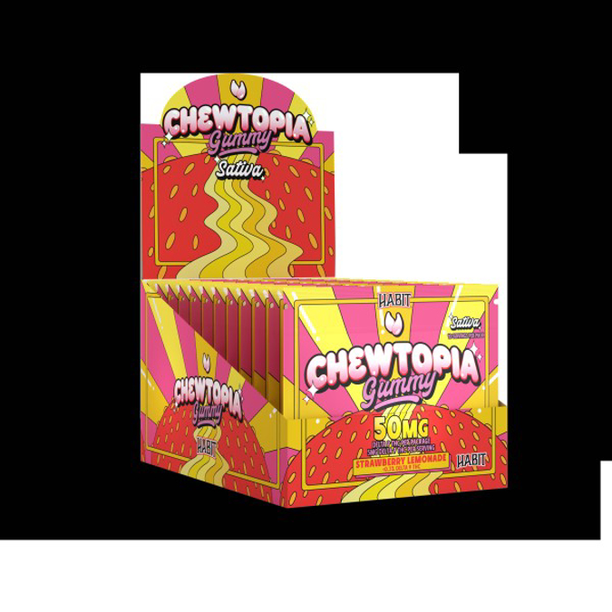 Picture of HABIT D9 CHEWTOPIA GUMMY 12PK  STRAWBERRY LEMONADE