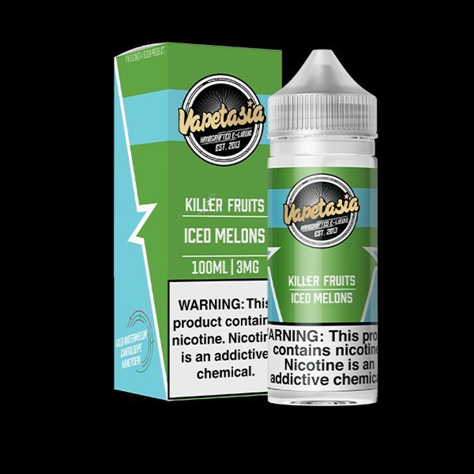 Picture of VAPETASIA ICED 6MG 100ML - MELONS