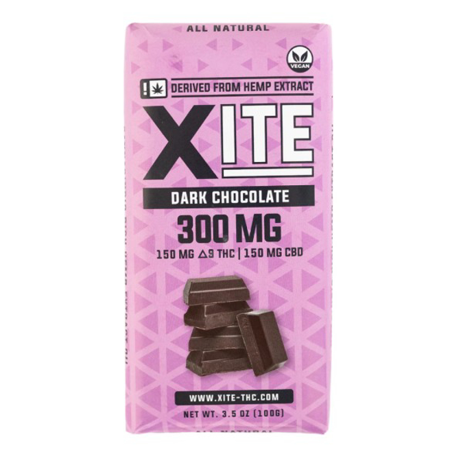 Picture of XITE 300MG (150MG DELTA 9 THC + CBD) - DARK CHOCOLATE