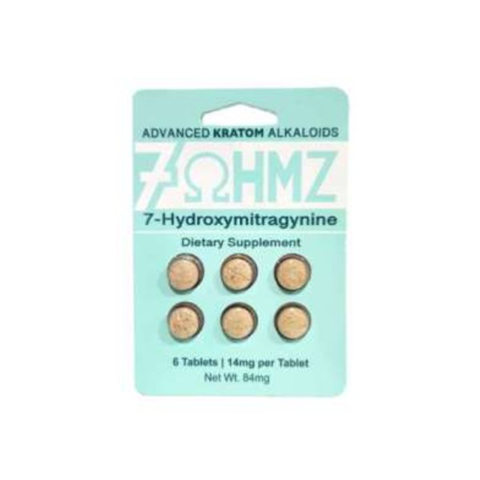Picture of 7 OHMZ 7OH HYDROXYMITRAGYNINE 6 TAB 14MG
