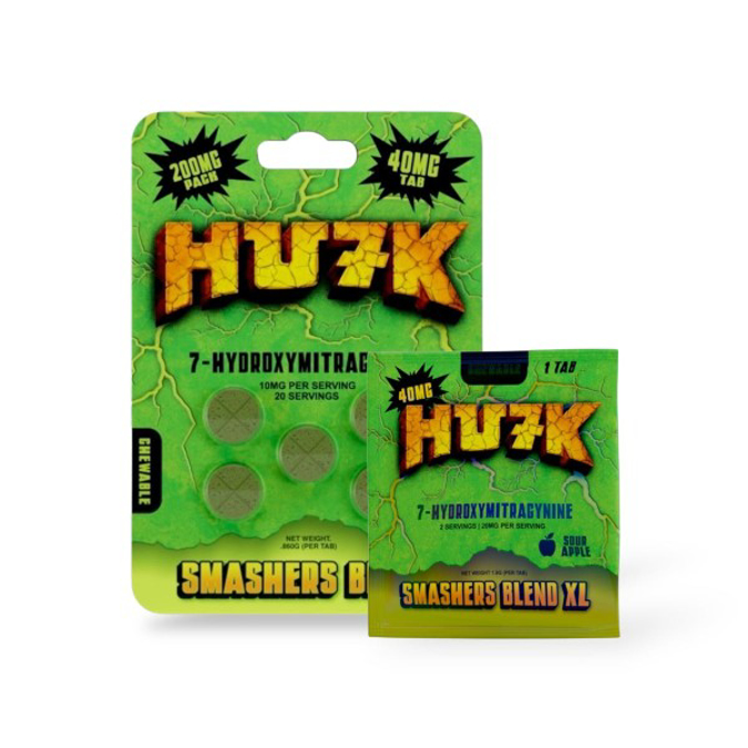 Picture of HULK 7 HYDROXY 200MG SOUR APPLE 40MG