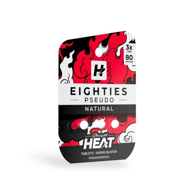 Picture of HEAT EIGHTIES 7 HYDROXY 80MG 10CT - NATURAL