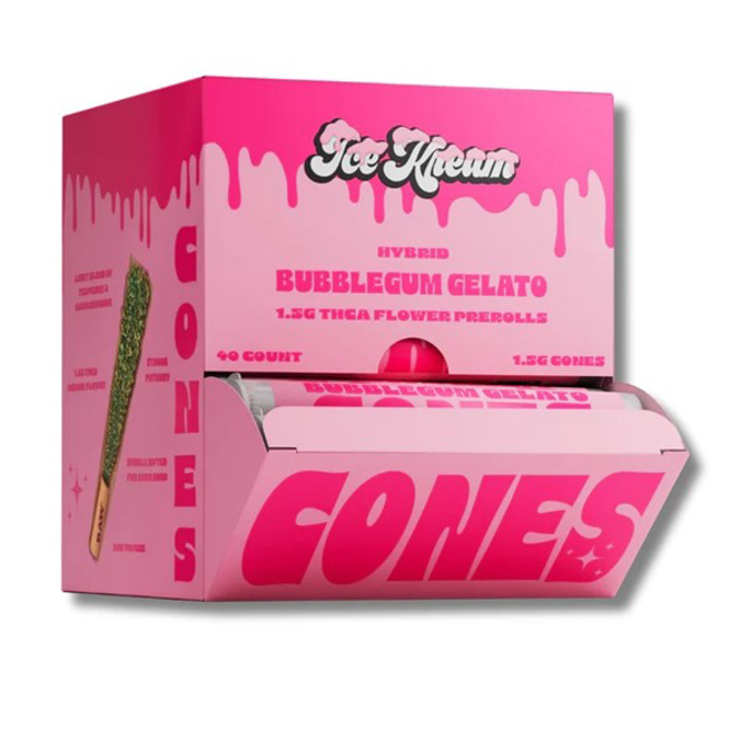 Picture of ICE KREAM DONUT THC A 1.5G 40CT PRE ROLLS BUBBLEGUM GELATO