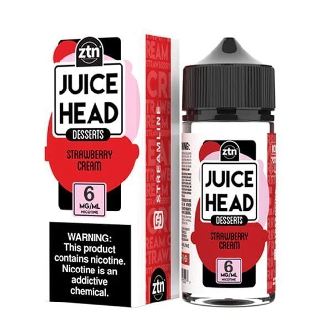 Picture of JUICE HEAD 6MG 100ML - STRAWBERRY CREAM