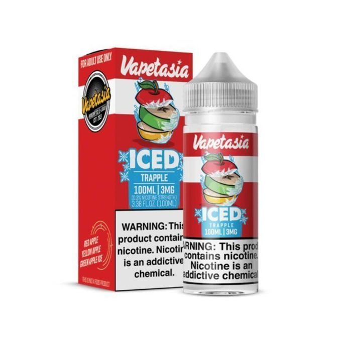 Picture of VAPETASIA ICED 6MG 100ML - TRAPPLE