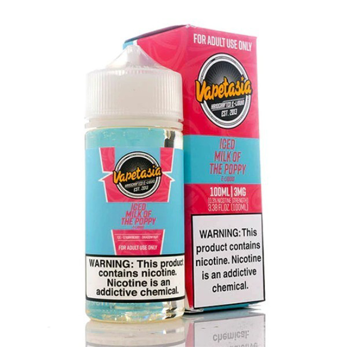 Picture of VAPETASIA ICED 6MG 100ML - MILK OF THE POPPY