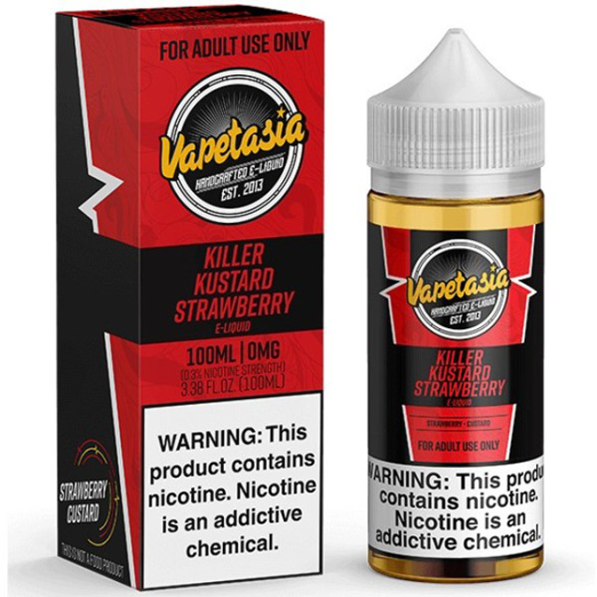 Picture of VAPTASIA 6MG 100ML KILLER CUSTARD STRAWBERRY