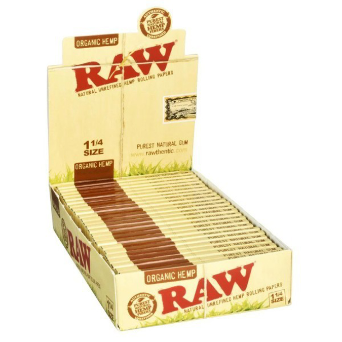 Picture of RAW ORGANIC HEMP 1 1/4 SIZE PAPER 50PC 24K