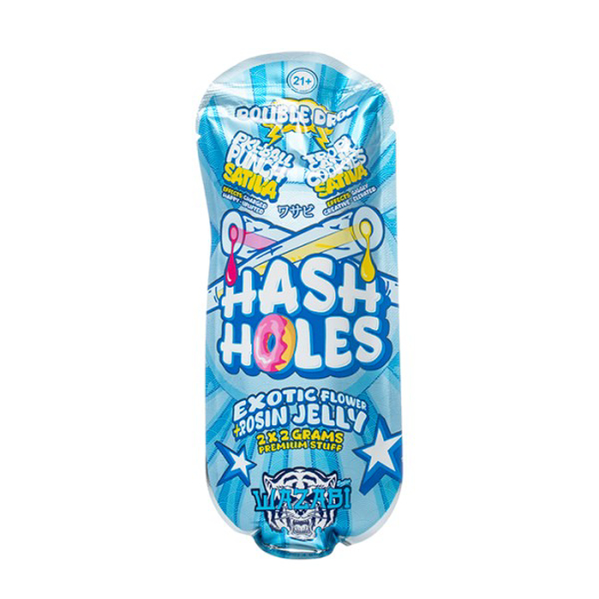 Picture of WAZABI EXOTICS THCA 2G HASH HOLES PREROLLS TROPICANA COOKIES