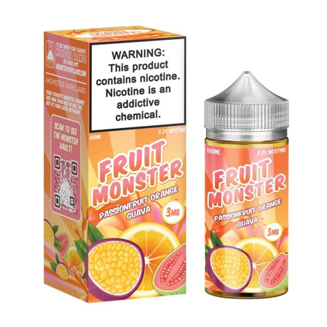 Picture of FROZEN FRUIT MONSTER 6MG   PASSIONFRUIT ORANGE GUAVA ICE