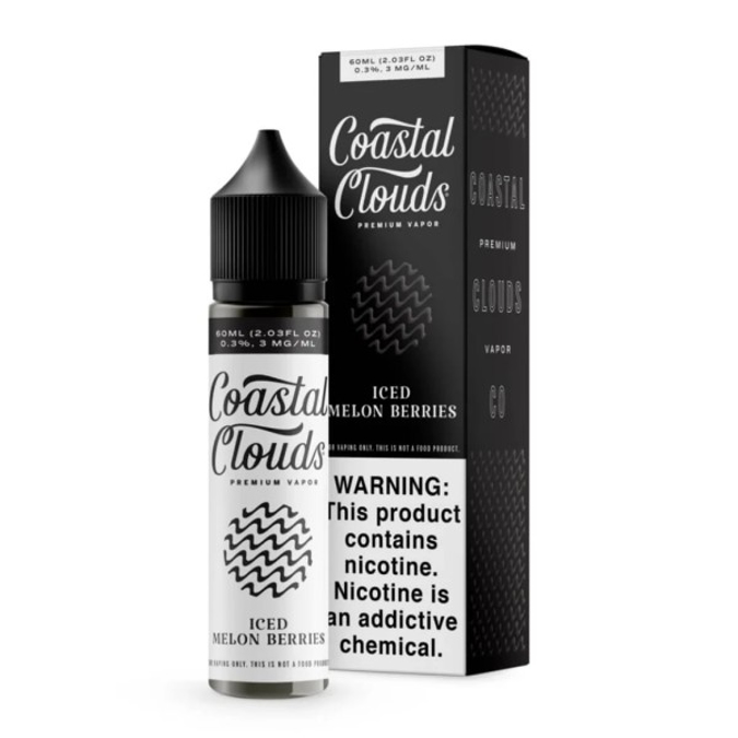 Picture of COASTAL CLOUDS E LIQUID 60ML ICED MELON BERRIES   6MG