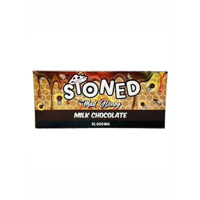 Picture of STONED MAD HONEY CHOCOLATE 10000MG 10CT - MILK CHOCOLATE
