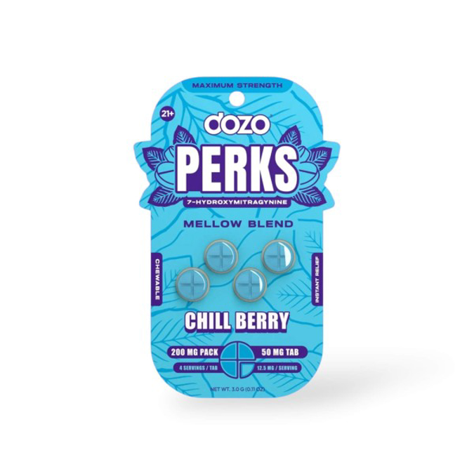 Picture of DOZO PERKS 7OH CHILL BERRY 50MGTAB 4CT