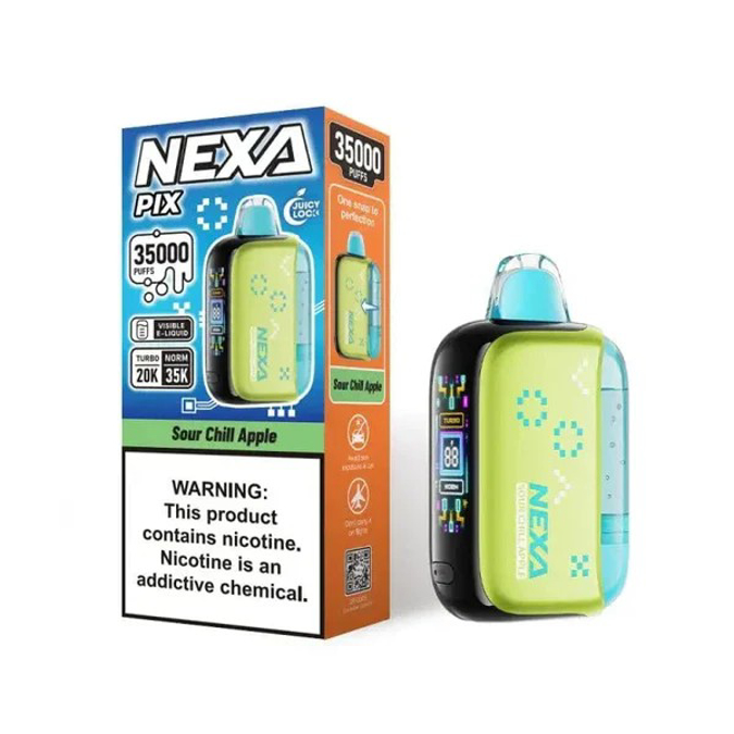 Picture of NEXA PIX 35K PUFF 5PK SOUR CHILL APPLE