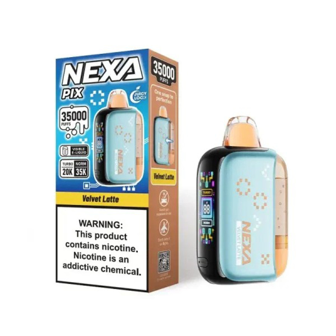Picture of NEXA PIX 35K PUFF 5PK VELVET LATTE