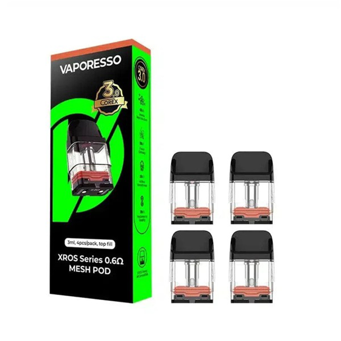 Picture of VAPORESSO COREX 3.0 3ML XROS SERIES 0.6 MESH POD