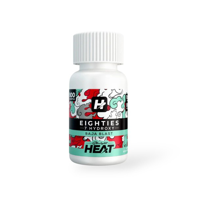 Picture of HEAT EIGHTIES 7 HYDROXY 10X TABS JAR -  BAJA BLAST