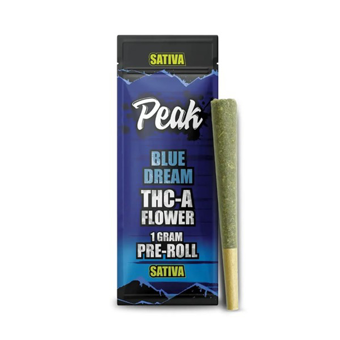 Picture of PEAK THCA FLOWER PRE ROLLS 1g 1ct 10PACK - BLUE DREAM (SATIVA)