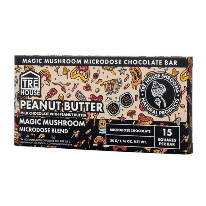 Picture of TRE HOUSE MUSHROOM CHOCOLATE 50G PEANUT BUTTER