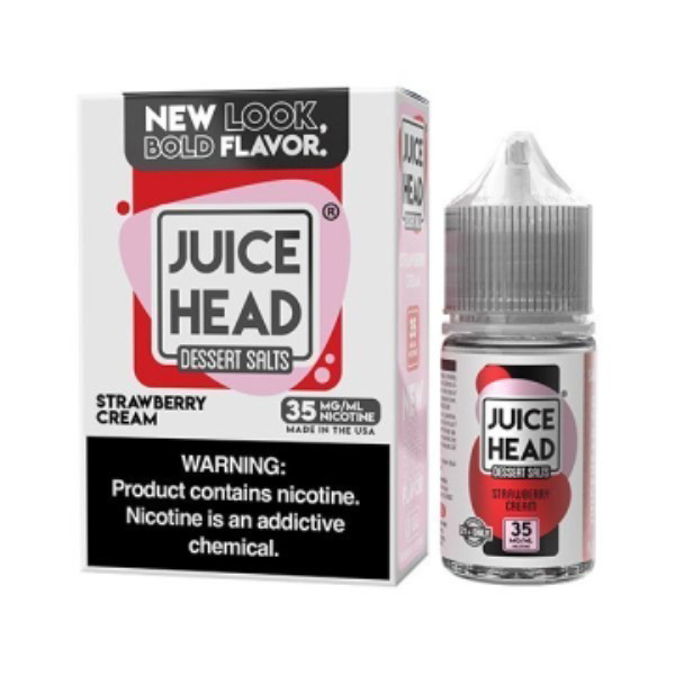 Picture of JUICE HEAD 35MG 30ML - STRAWBERRY CREAM
