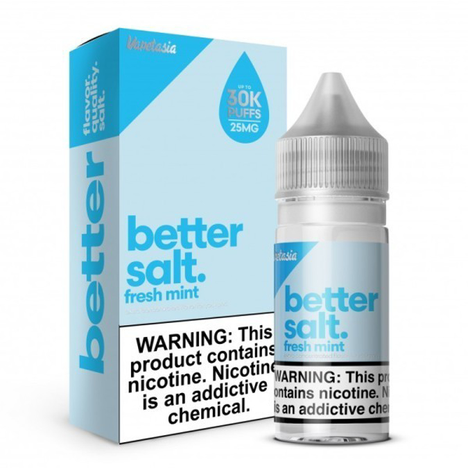 Picture of VAPETASIA BETTER SALT 25MG 30ML - FRESH MINT