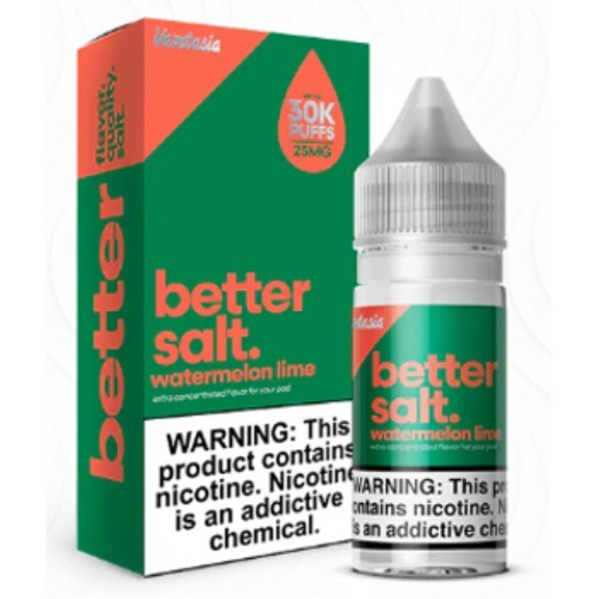 Picture of VAPETASIA BETTER SALT 25MG 30ML - WATERMELON LIME