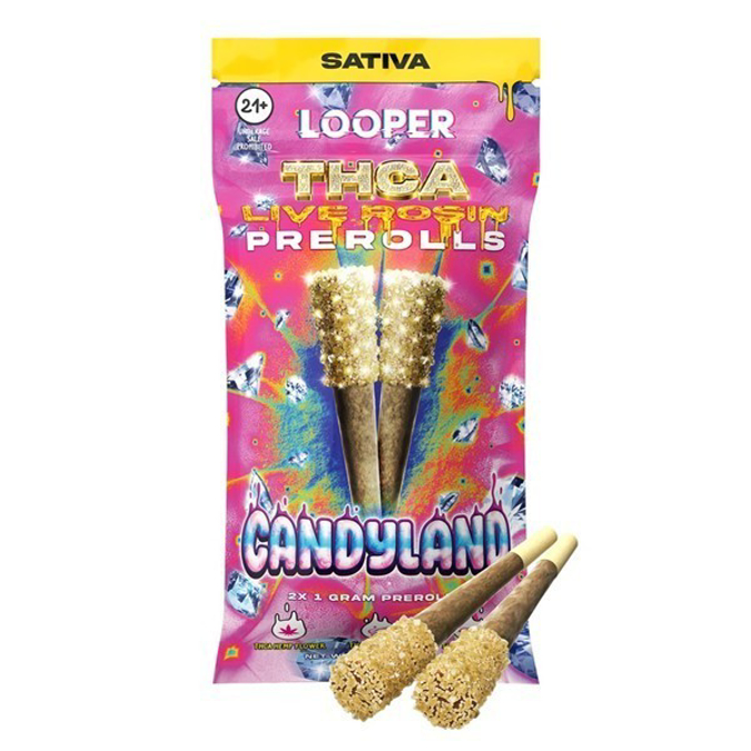 Picture of LOOPER THCA PREROLLS 10CT - CANDYLAND (SATIVA)