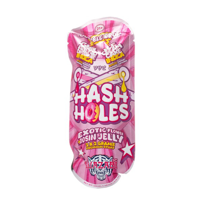 Picture of WAZABI EXOTICS THCA 2G HASH HOLES PREROLLS ICECREAM COOKIES INDICA