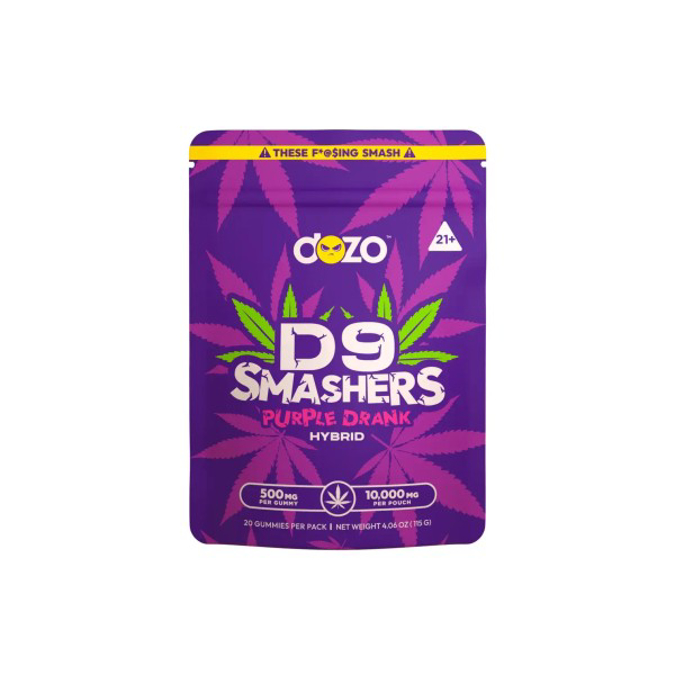 Picture of DOZO D9 SMASHERS 500MG 20CT HYBRID   PURPLE DRANK